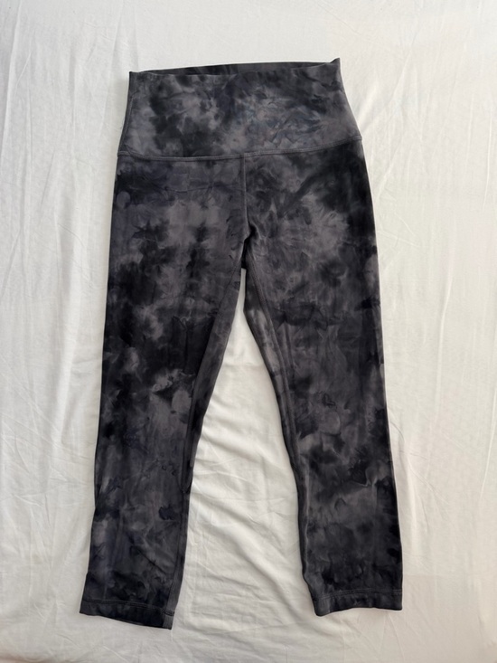 lululemon athletica Pants - Lululemon Align Leggings 25” Gray Black Tie Dye Size 6